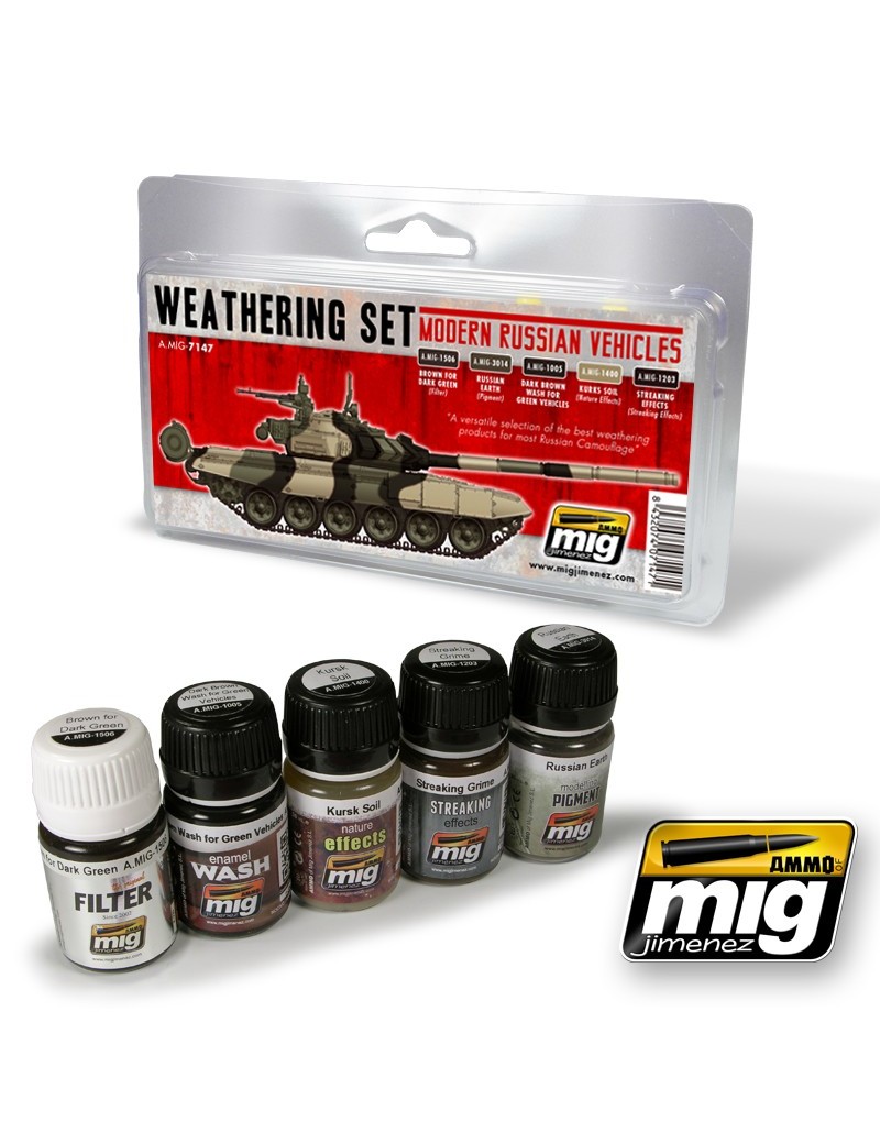 A.MiG - Modern Russian Vehicles Weathering Set - 7147