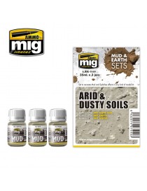 A.MiG -  Arid & Dusty Soils Weathering Set - 7440