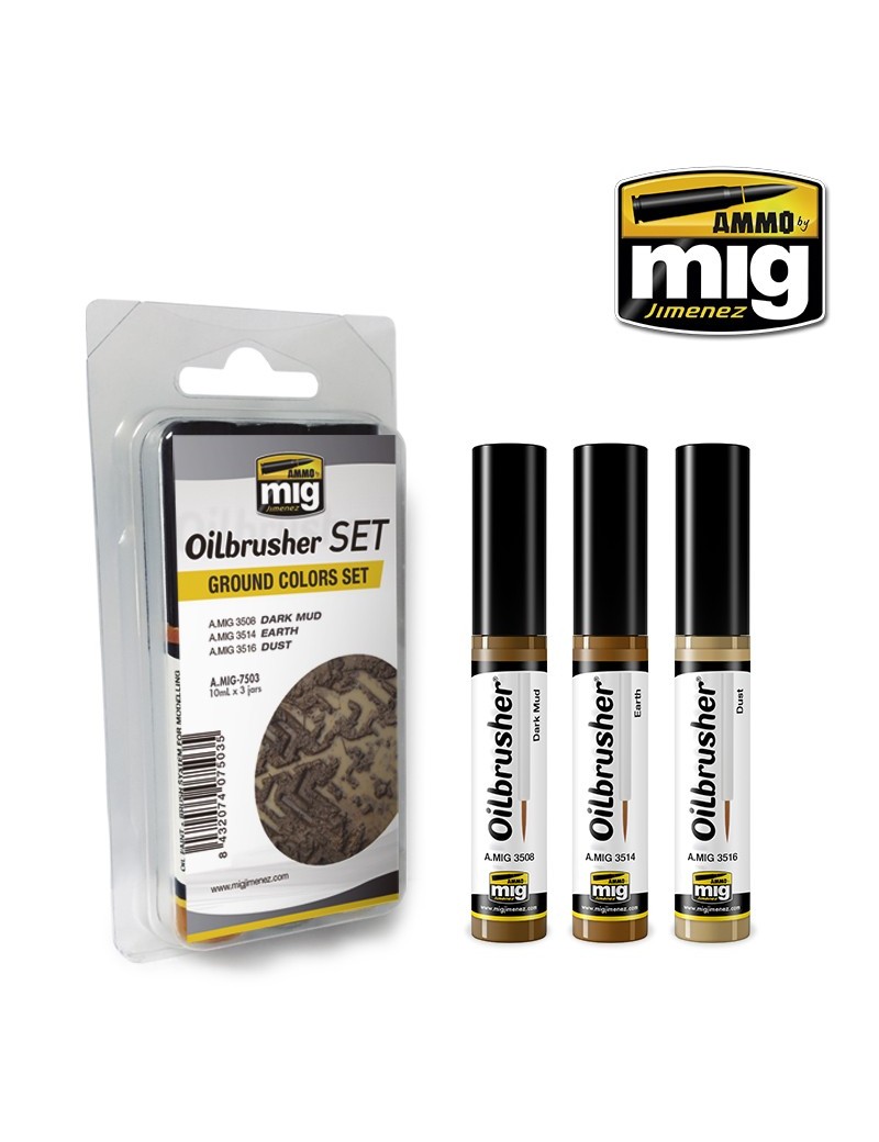 MIG - Oilbrusher Ground Colors Set - 7503