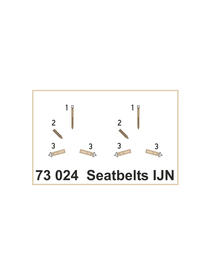 EDU - 1/72 Seatbelts IJN SUPER FABRIC - 73024