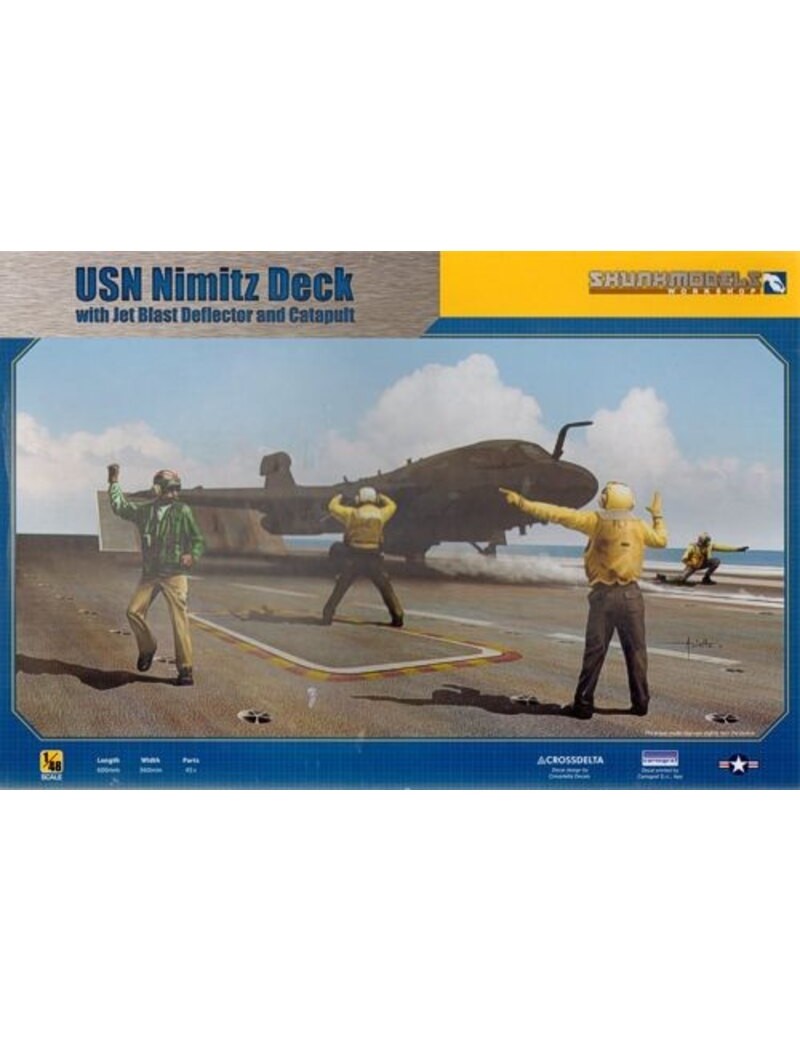 Skunkworks - 1/48 Nimitz Carrier Deck w/Blast shield and Catapult - 48020