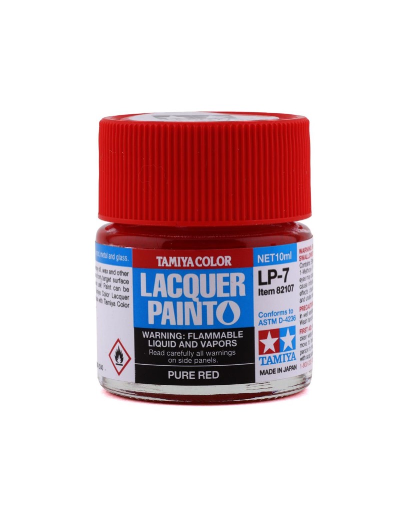 Tamiya - Color Lacquer Paint Pure Red - LP7