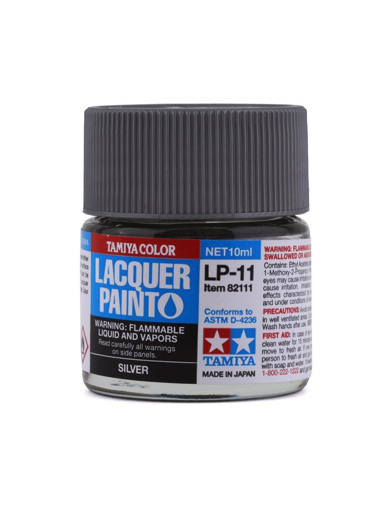 Tamiya - Color Lacquer Paint Silver - LP11