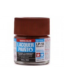 Tamiya - Color Lacquer Paint Dull Red - LP18