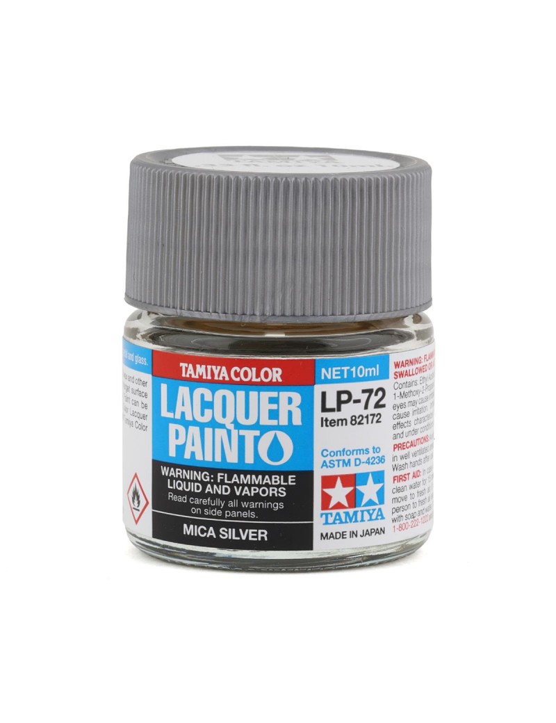 Tamiya - Color Lacquer Paint Mica Silver - LP72