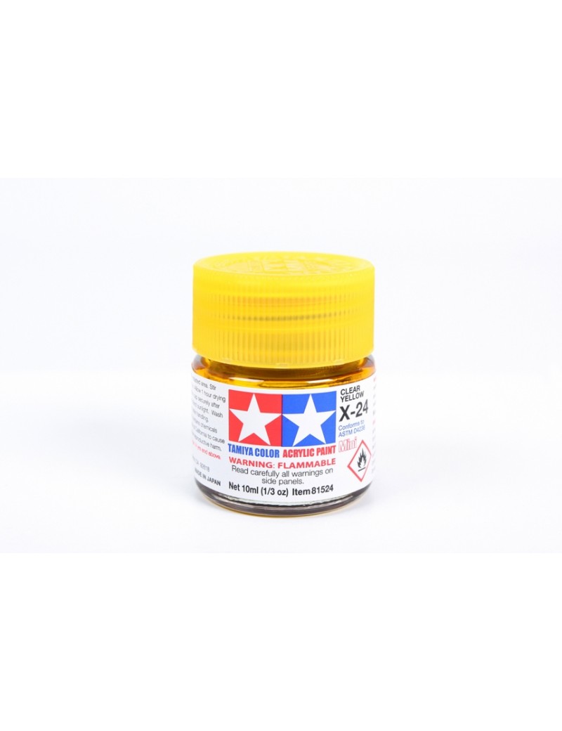 Tamiya - 10 ml Clear Yellow X-24 - 81524