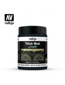 Vallejo Diorama Effect - Black Mud - Thick Mud 26812