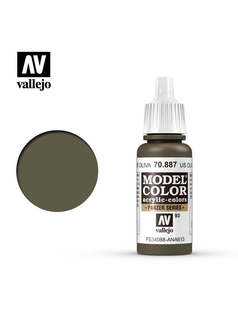 Vallejo Model Color - Olive Drab (17 ml) - 70887