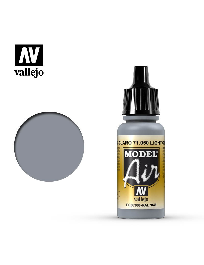 Vallejo Model Air - Light Gray (17 ml) - 71.050