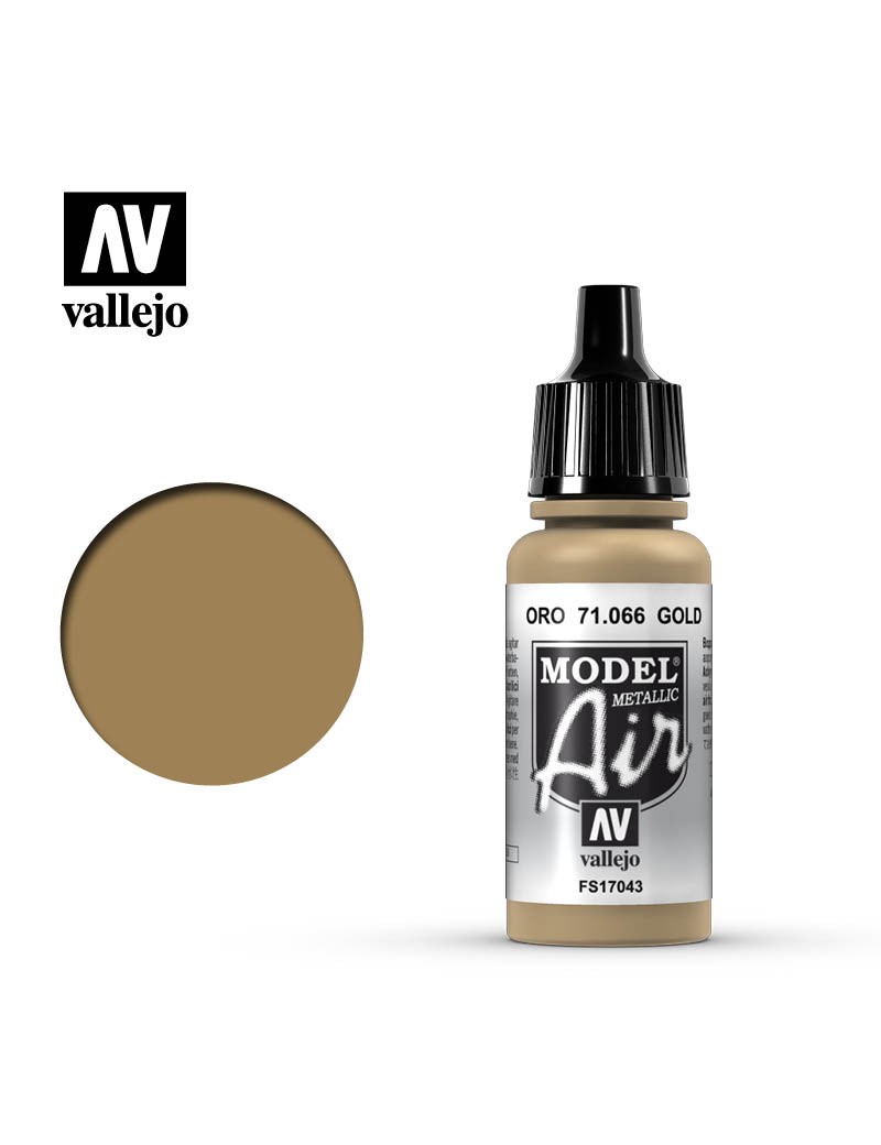 Vallejo Model Air - Metallic Gold (17 ml) - 71.066