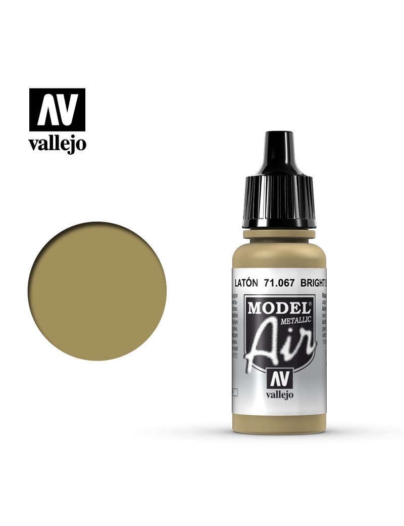Vallejo Model Air - Metallic Bright Brass (17 ml) - 71.067