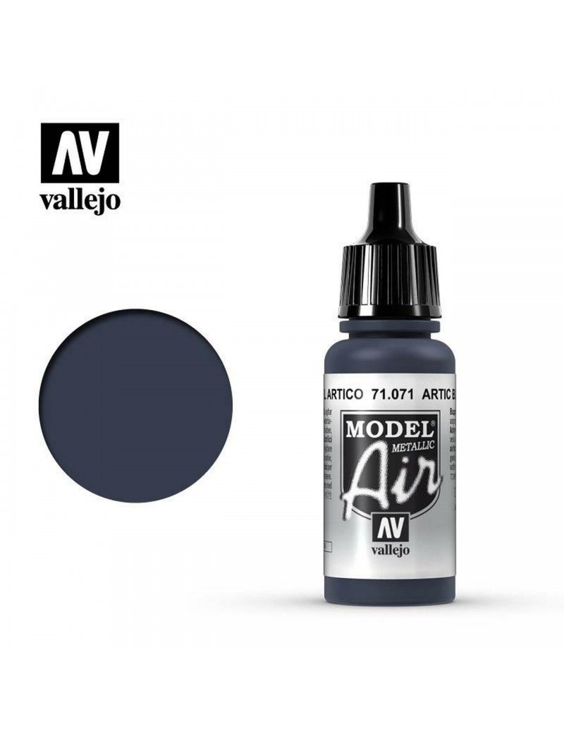 Vallejo Model Air - Metallic Artic Blue (17 ml) - 71.071