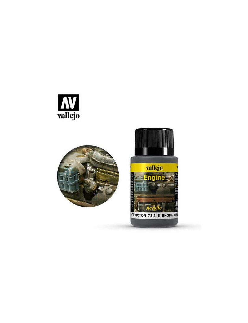 Vallejo - Weathering Effects - Engine Grime (40ml) - 73.815