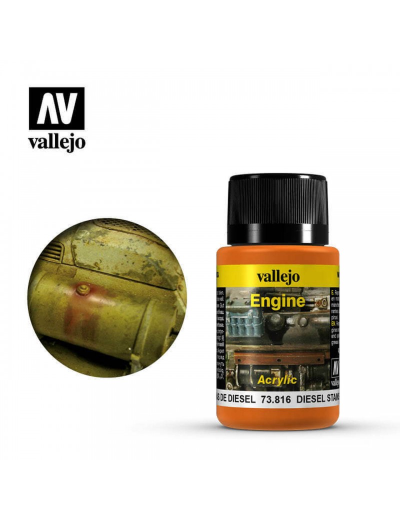 Vallejo - Weathering Effects - Diesel Stains (40ml) - 73.816