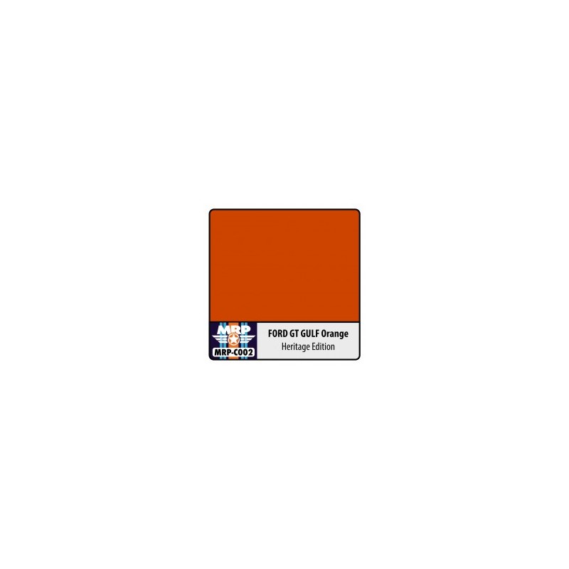 MRP - FORD GT GULF Orange Heritage Edition - C002