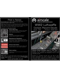 Airscale -  1/32 Luftwaffe Cockpit Placards & Dataplates (X316) - 3205