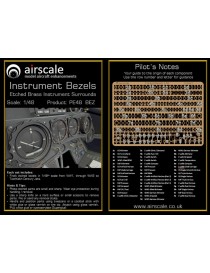 Airscale -  1/48 Photo-etched Instrument Bezels - 4810