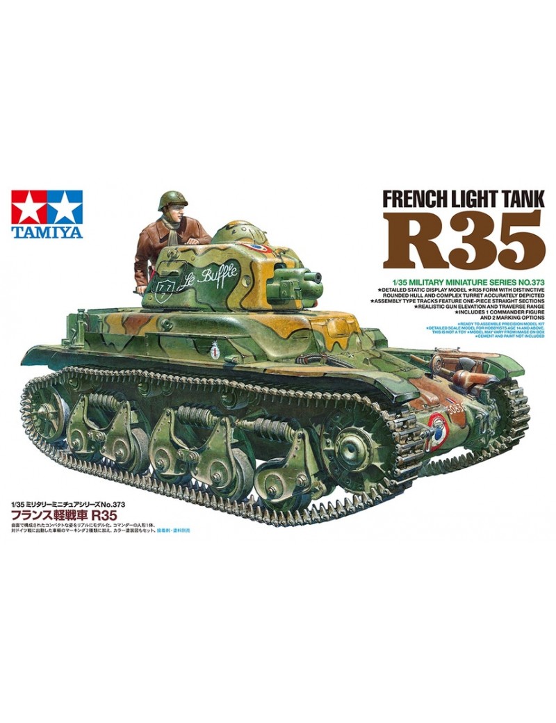 Tamiya - 1/35 French Light Tank R35 - 35373
