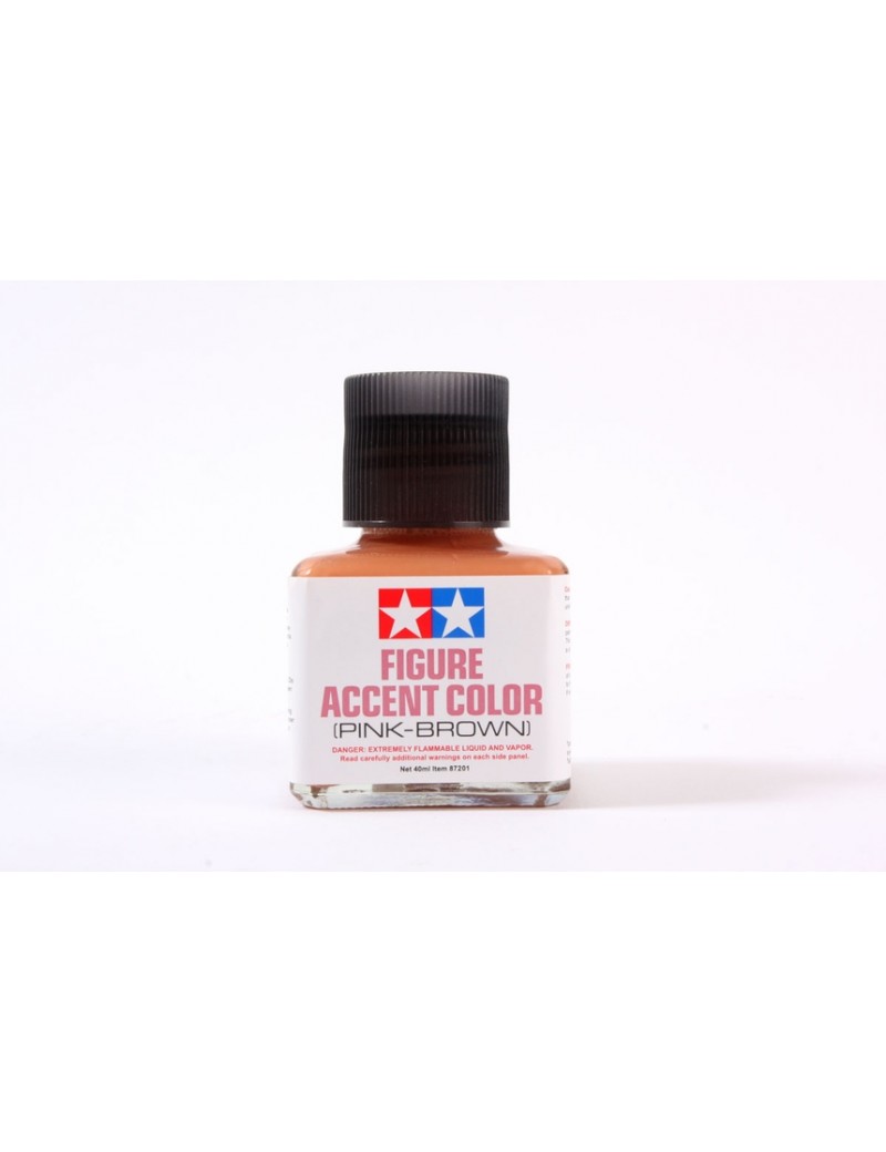 Tamiya - 40 ml Figure Accent Color (Pink Brown) - 87201