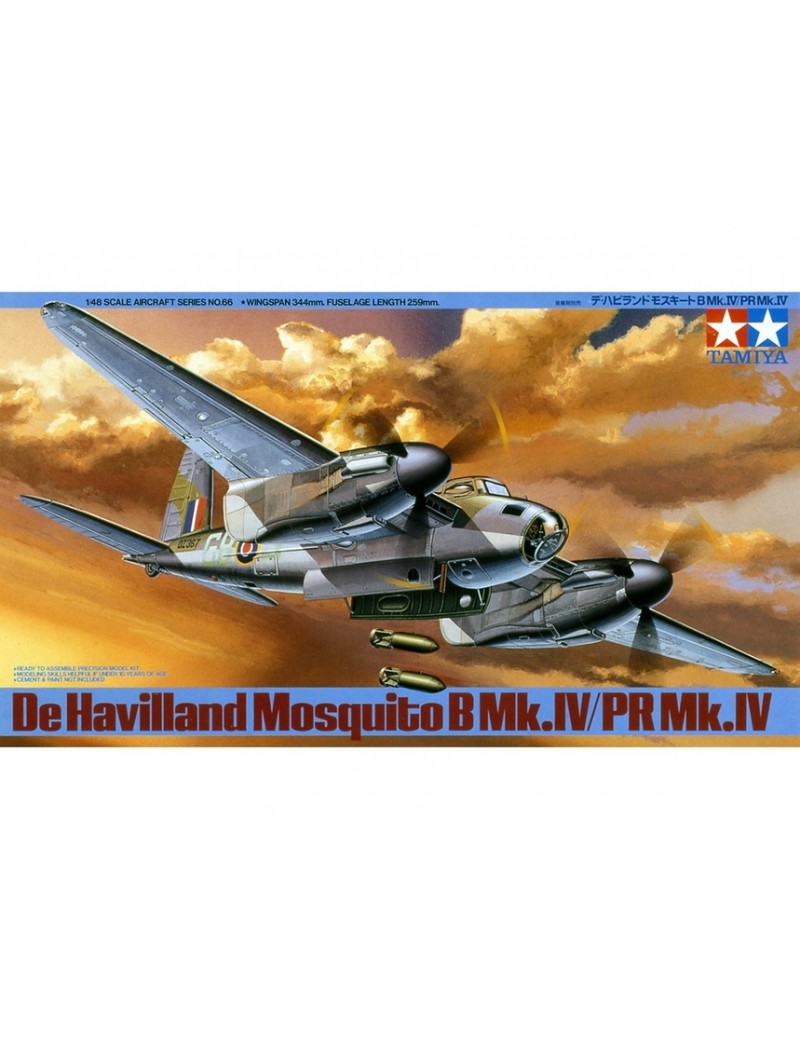 Tamiya - 1/48 Mosquito B Mk IV Aircraft - 61066