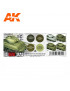 AK - 3rd Gen Acrylic US Olive Drab Modulation Set - 11643