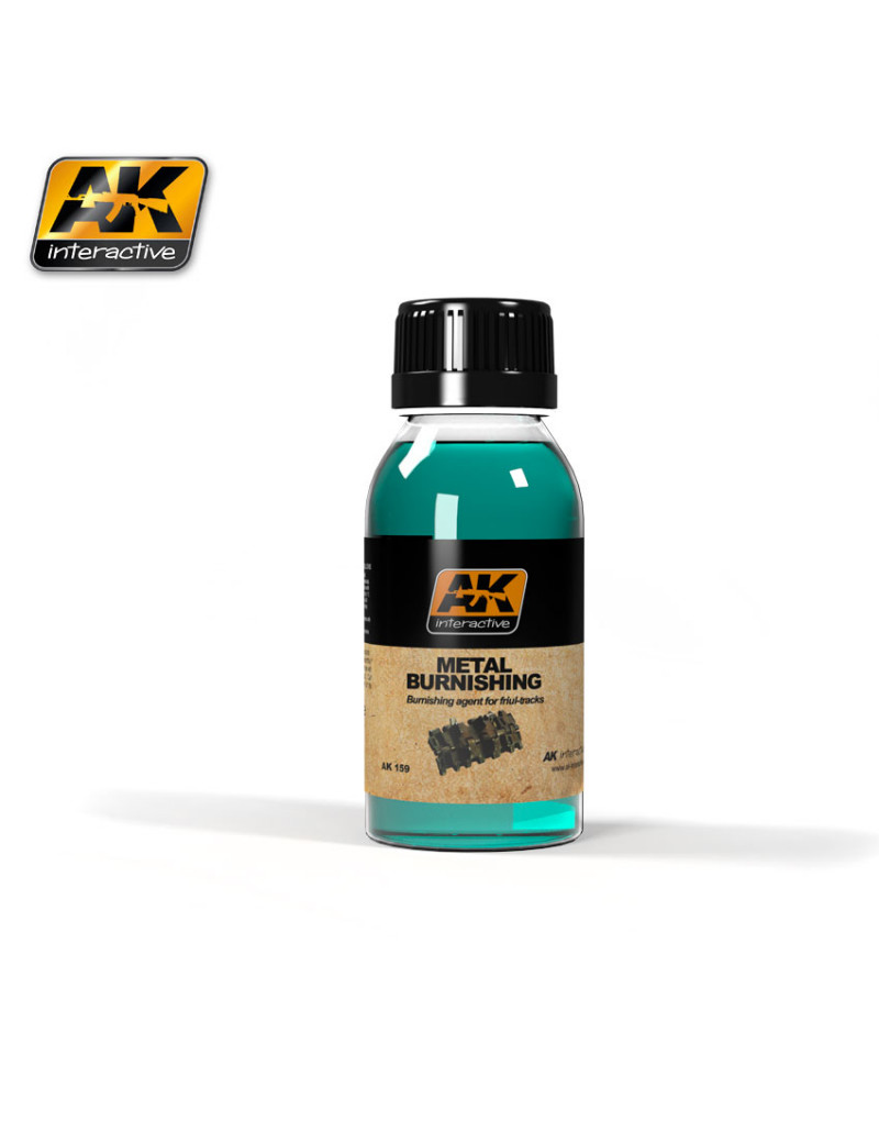 AK - Metal burnishing fluid 100ml Bottle - 159