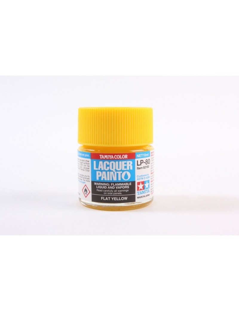Tamiya - Color Lacquer Paint Flat Yellow - LP80