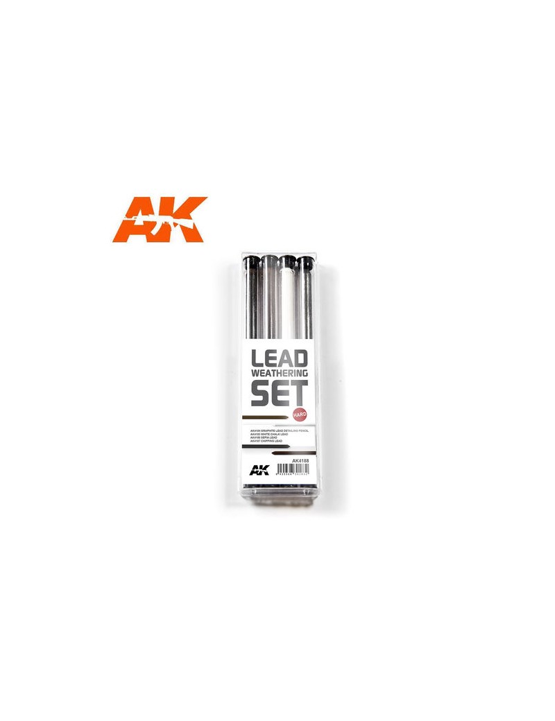 AK - Lead Weathering Set (Hard)  - 4188
