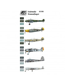 AK - WW2 Luftwaffe Camouflages Colors - 2001