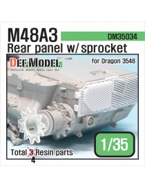 DEF - M48A3 Rear Panel set...