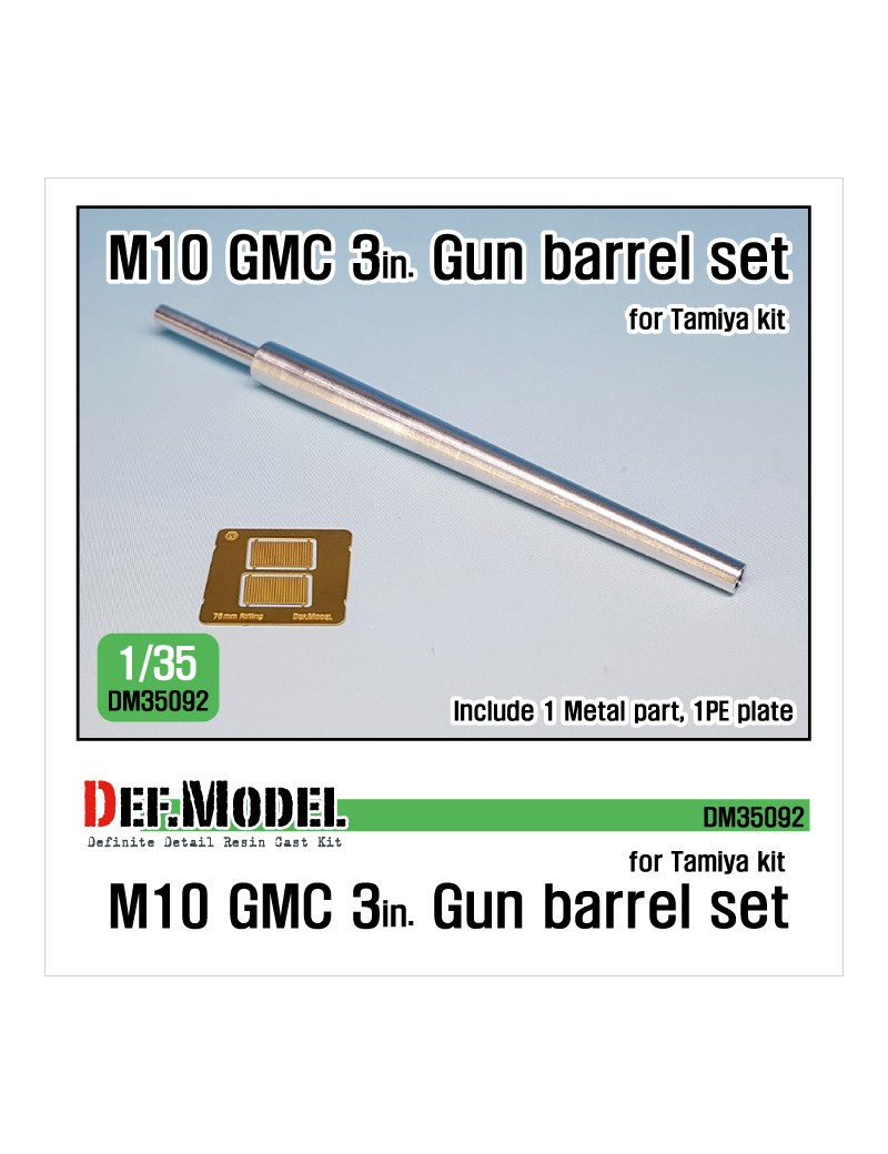 DEF - U.S. M10 GMC 3in. Gun Barrel Set - 35092