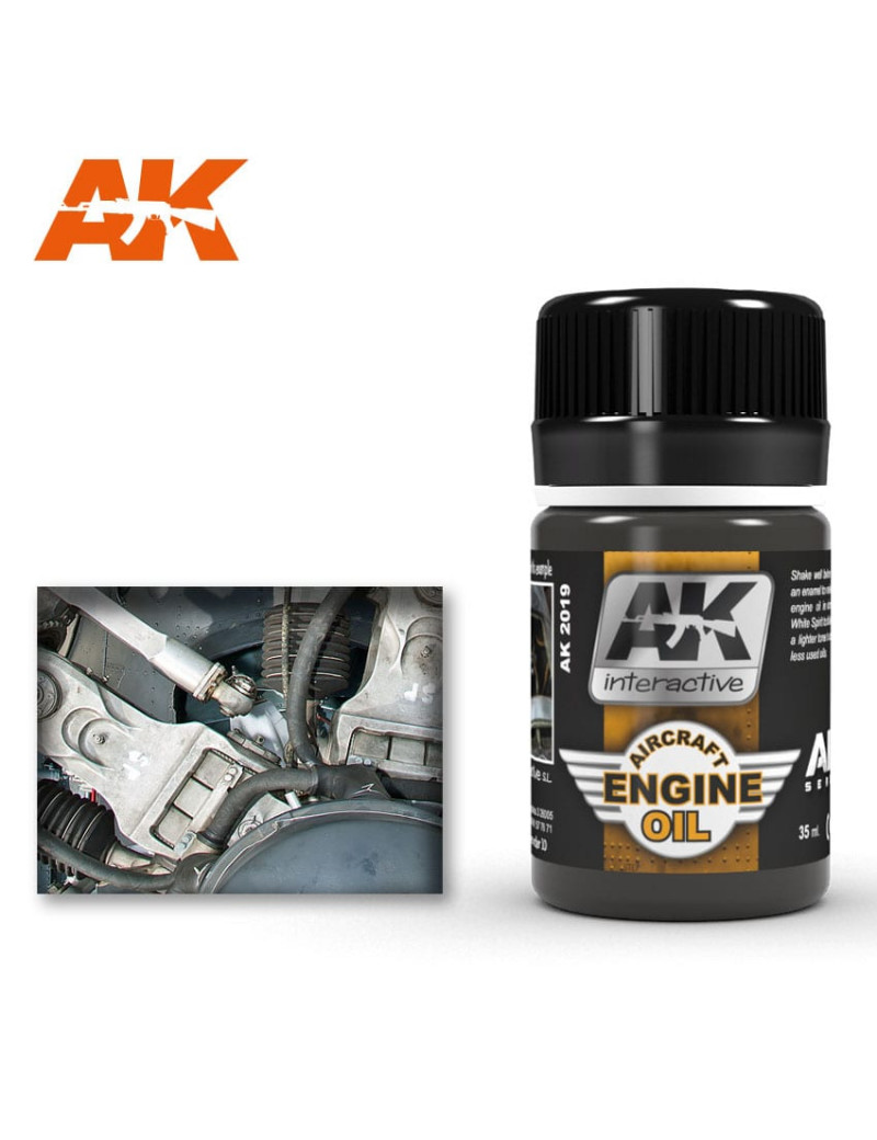 AK - Air Series: Aircraft Engine Oil Enamel Wash 35ml Bottle - 2019