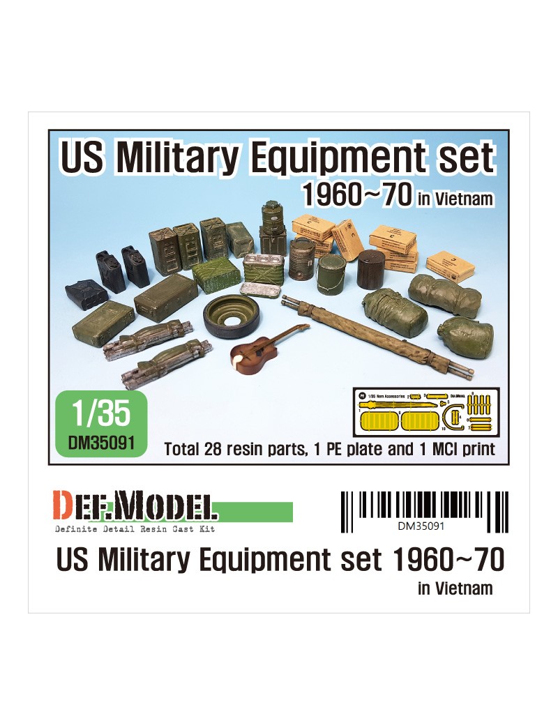 DEF - 1/35 U.S. military Equipment set -1960~70 - 35091