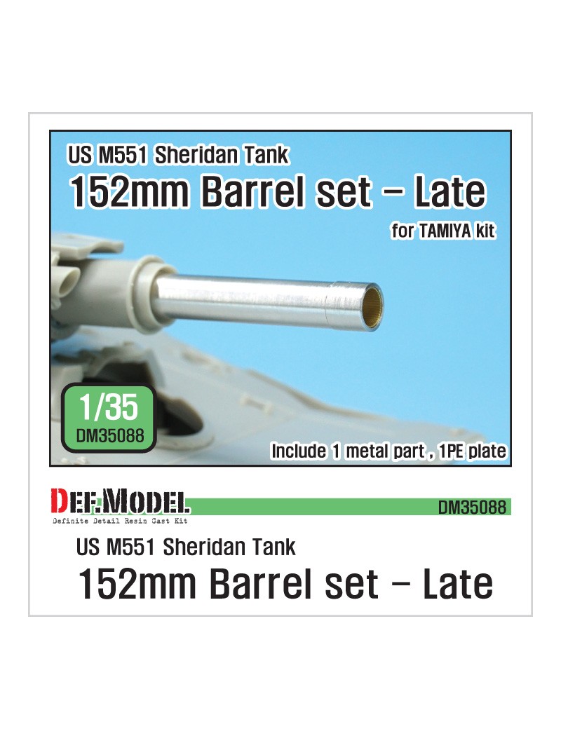 DEF - US M551 Sheridan 152mm metal barrel set - Late - 35088