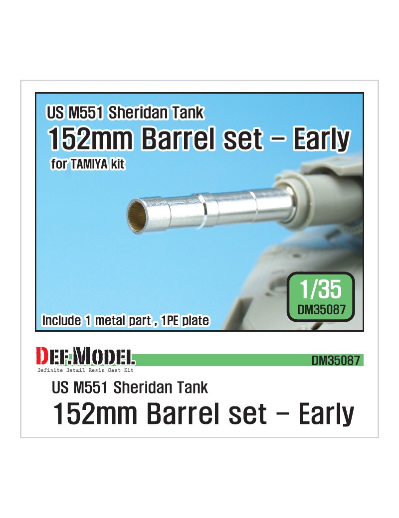 DEF - US M551 Sheridan 152mm metal barrel set - Early - 35087