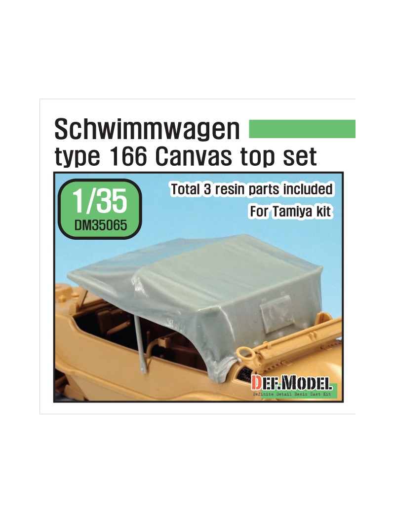 DEF - Schwimmwagen Type 166 Canvas Top (for Tamiya Kit) - 35065
