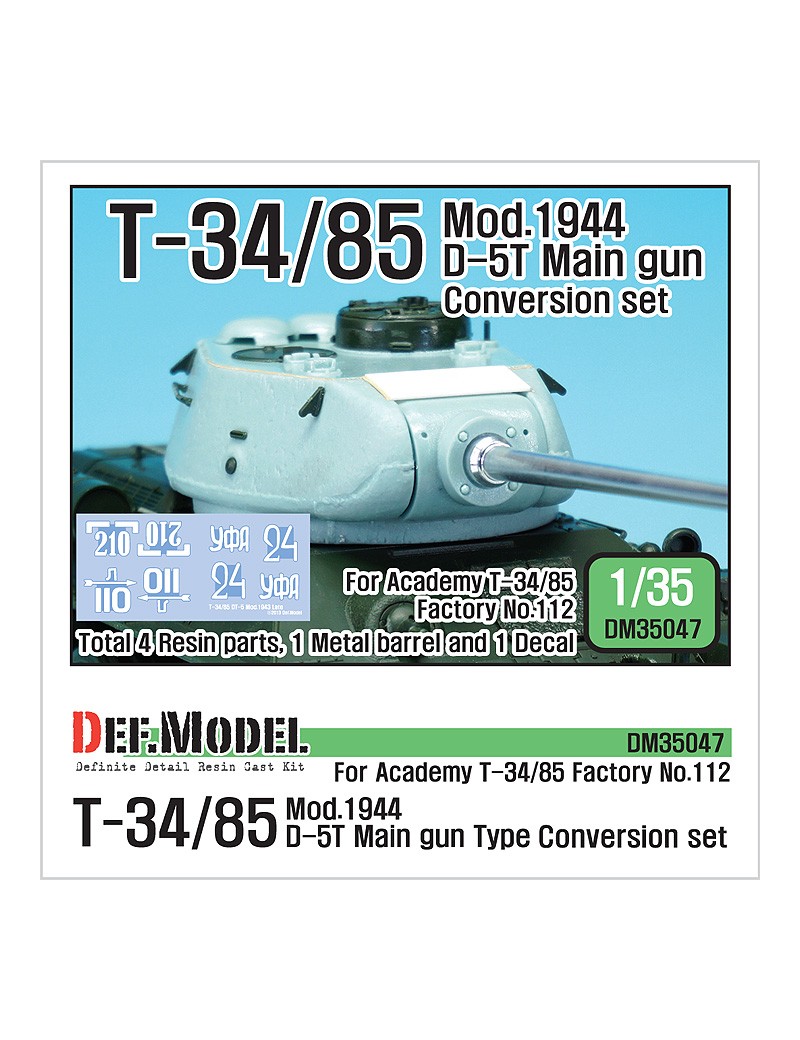 DEF - T-34/85 D-5T Main gun(Mod.44) conversion set - 35047