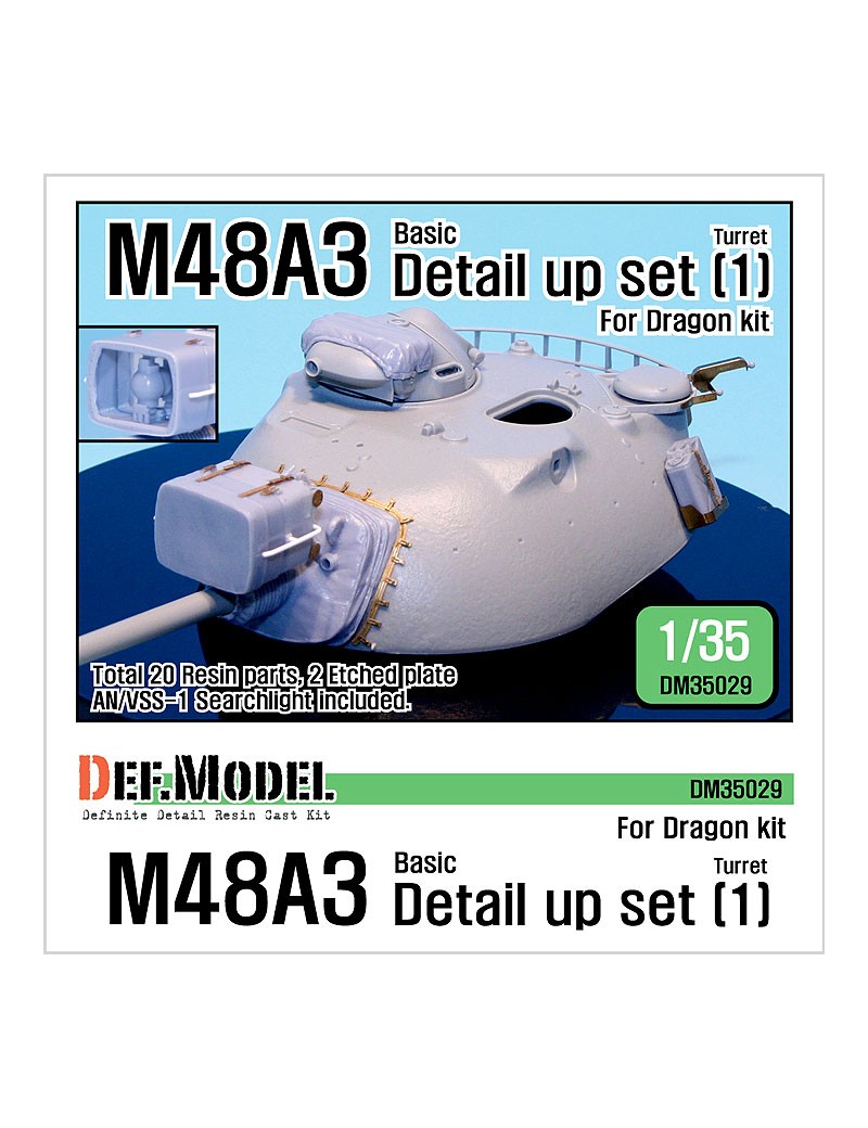 DEF - U.S M48A3 Basic Detail up set (1) (for Dragon 1/35) - 35029
