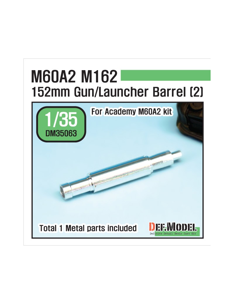 DEF - US M60A2 Metal Barrel set (2) for Academy kit - 35063