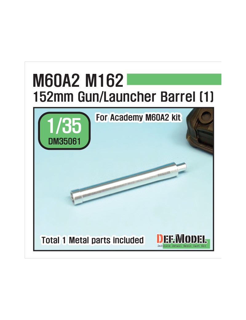 DEF - US M60A2 Metal Barrel set (1) for Academy kit - 35061