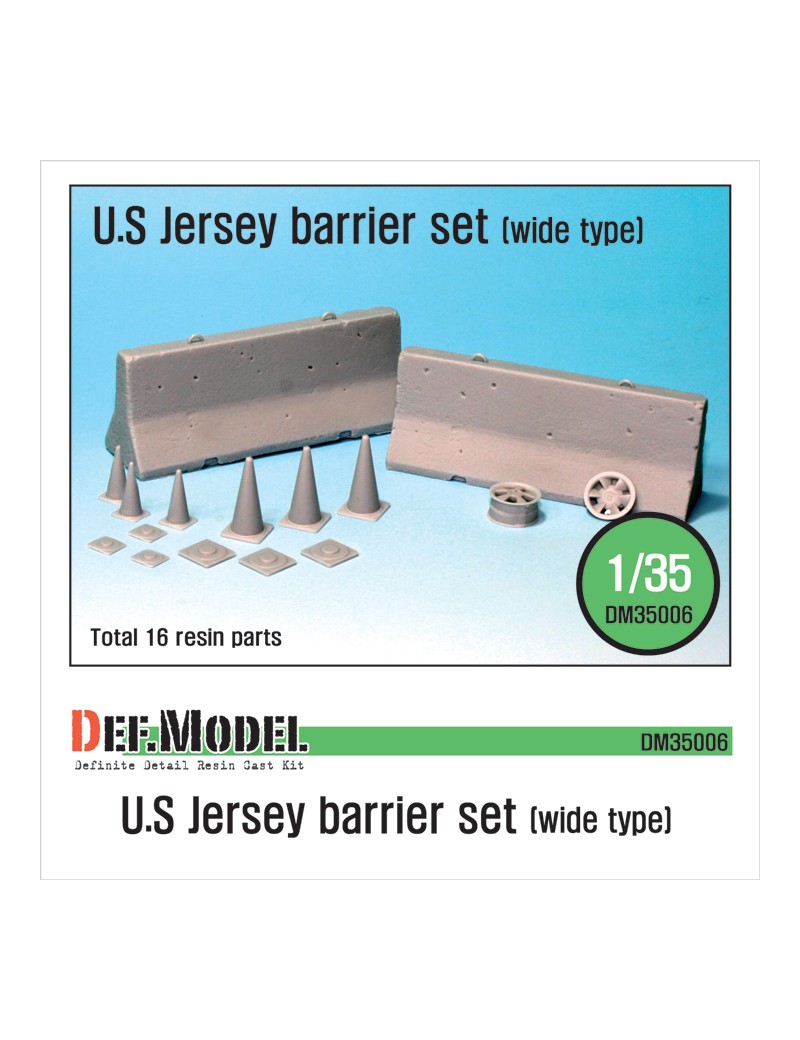 DEF - US Jersey Barrier set (Wide type)  - 35006