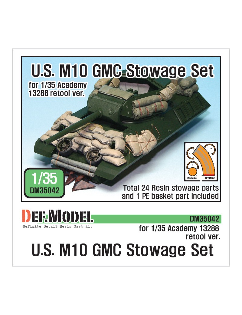 DEF -  U.S. M10 GMC Stowage Set - 35042