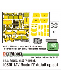 DEF - JGSDF LAV Basic PE detail up set (for 1/35 Tamiya kit) - 35011