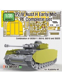 DEF - German Pz.IV Ausf.H Early/Mid PE Complete  - 35021