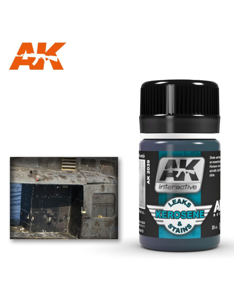 AK - Air Series: Kerosene Leaks & Stains Kerosene Enamel Wash 35ml Bottle - 2039