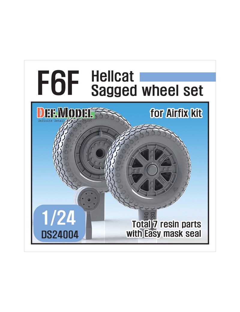 DEF Model -  F6F Hellcat Wheel set (for Airfix 1/24) - 24004