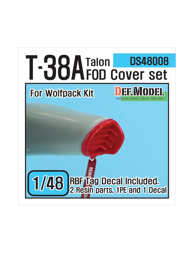 DEF Model -  T-38A Talon FOD Cover set (for Wolfpack 1/48) - 48008