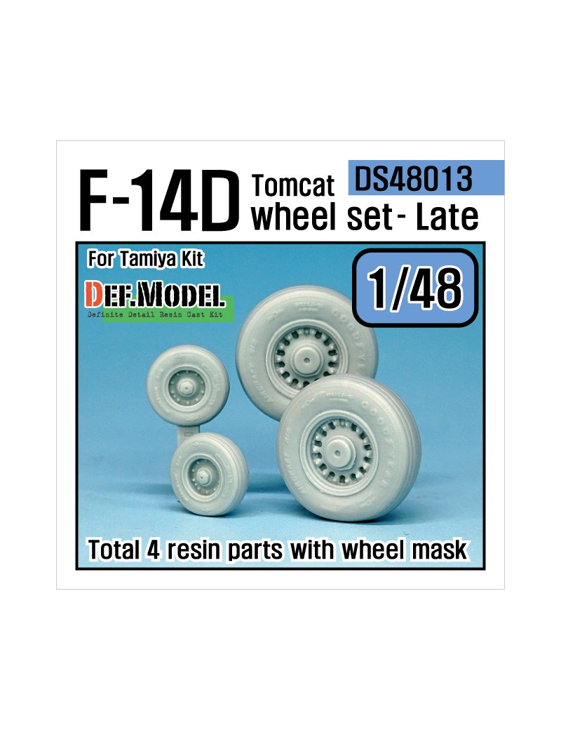 DEF Model -  F-14D Tomcat Wheel set- Late (for TAMIYA 1/48) - 48013