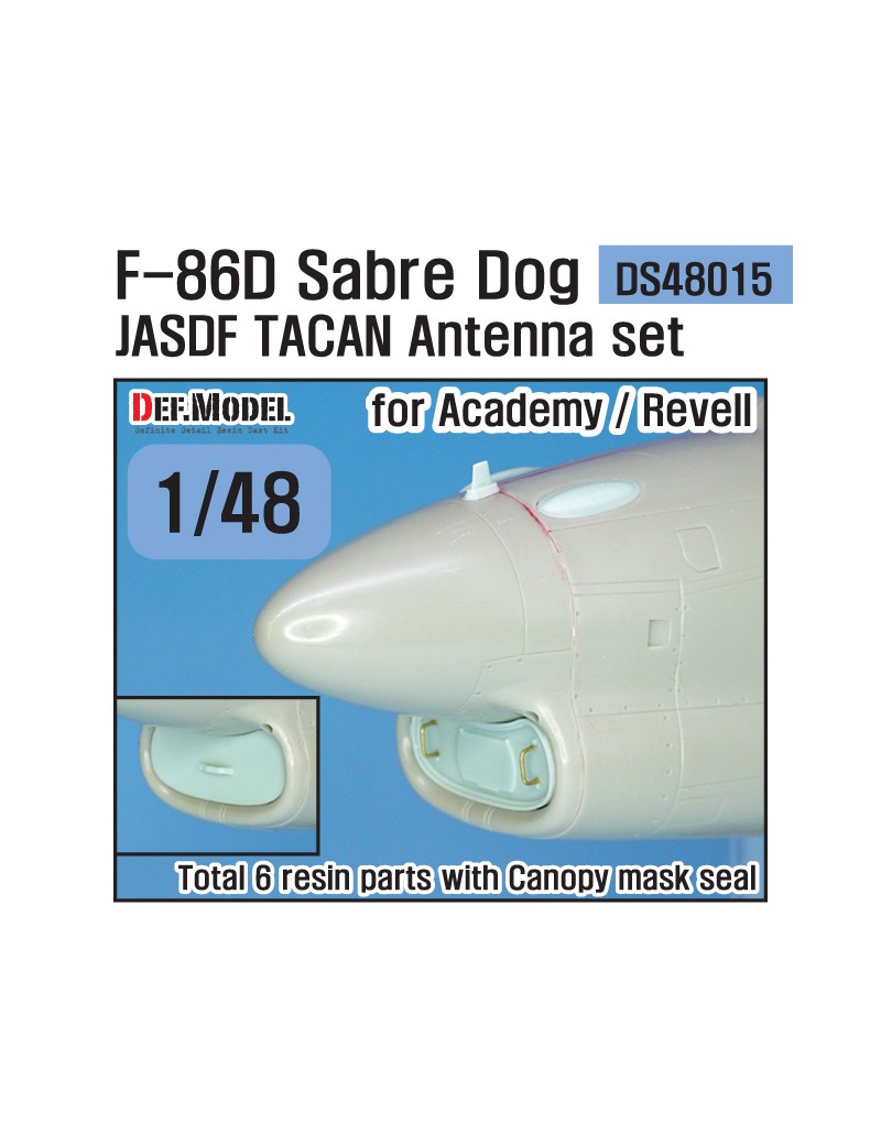 DEF Model -  F-86D Sabre Dog JASDF TACAN Antenna set (for Academy/ Revell) - DS48015