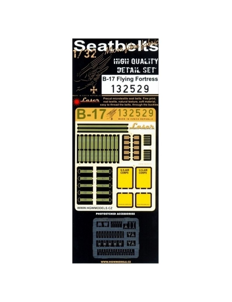 HGW - B-17 - Seatbelts 1/32  - 132529